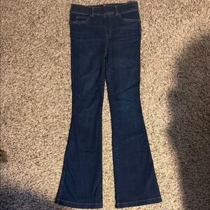 SPANX Navy Flare Jeans